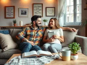 engaged christian couple